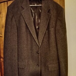 Like New Robert Stock Signature Gray Wool Blazer Size 48 Long